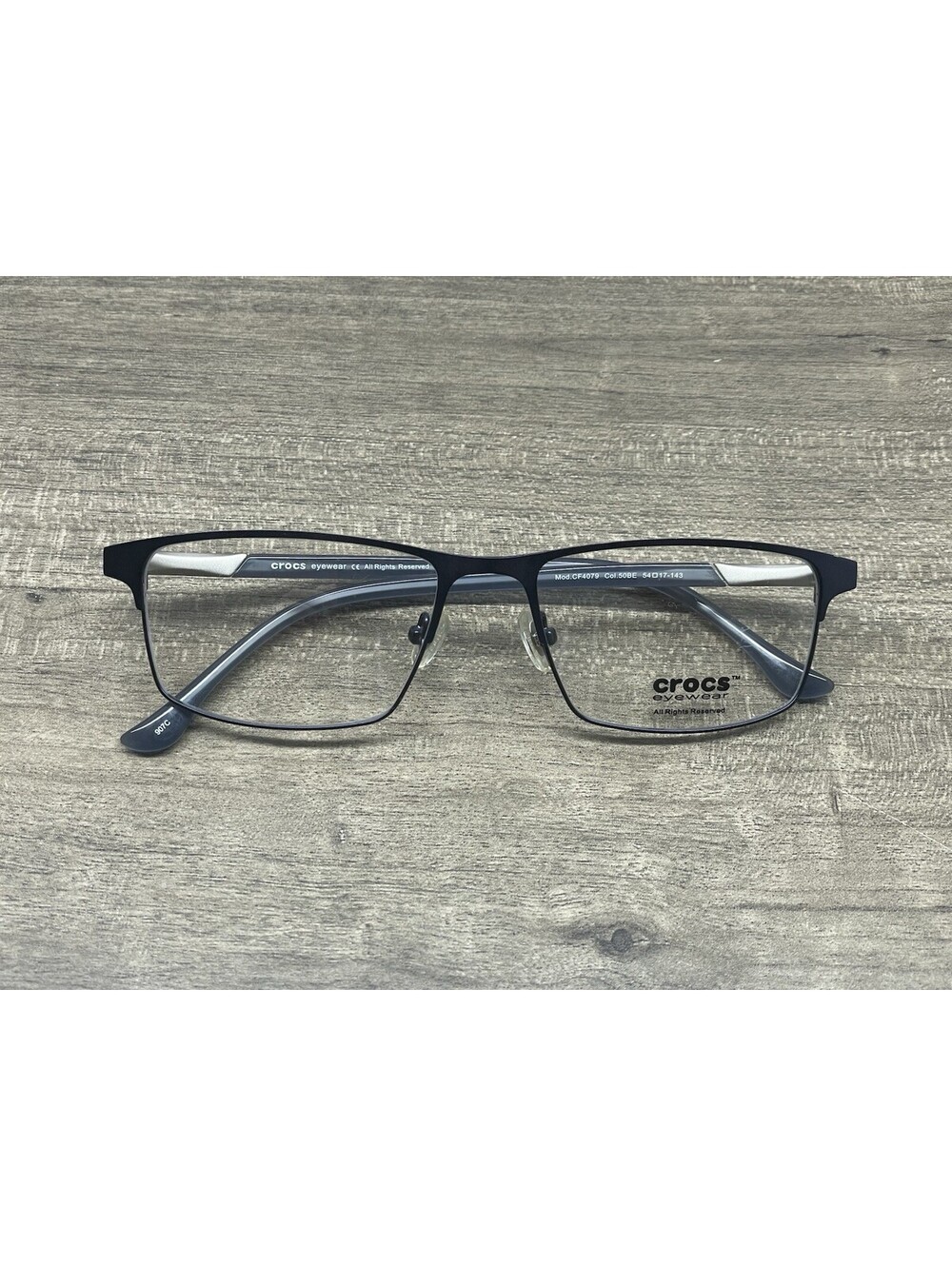 New CROCS Eyewear CF 4079 Eyeglasses Metal Frames 50BE Blue Optical 54[]17-143